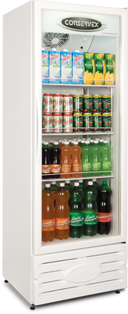 EXPOSITORA DE BEBIDAS 1 PORTA VISA COOLER 400L