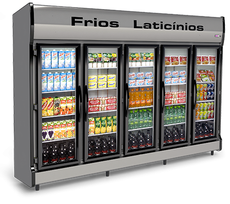 EXPOSITORA DE BEBIDAS 5 PORTAS