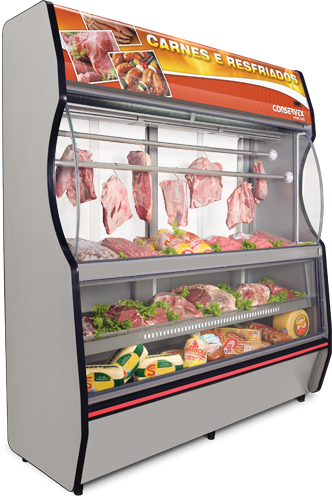 VITRINE PARA CARNES REFRIGERADA