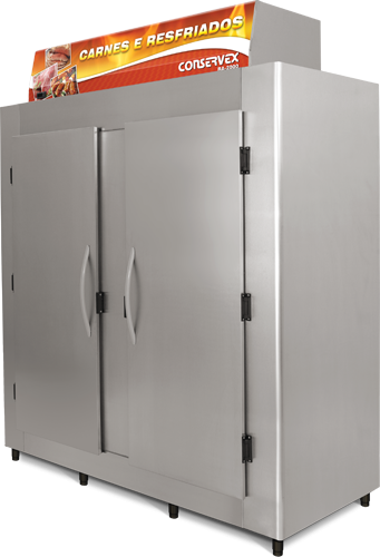 CÂMARA PARA CARNES COM GANCHEIRAS