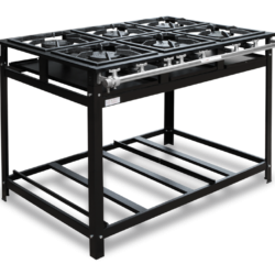 FOGÃO INDUSTRIAL 2 / 3 / 4 / 6 OU 8 BOCAS